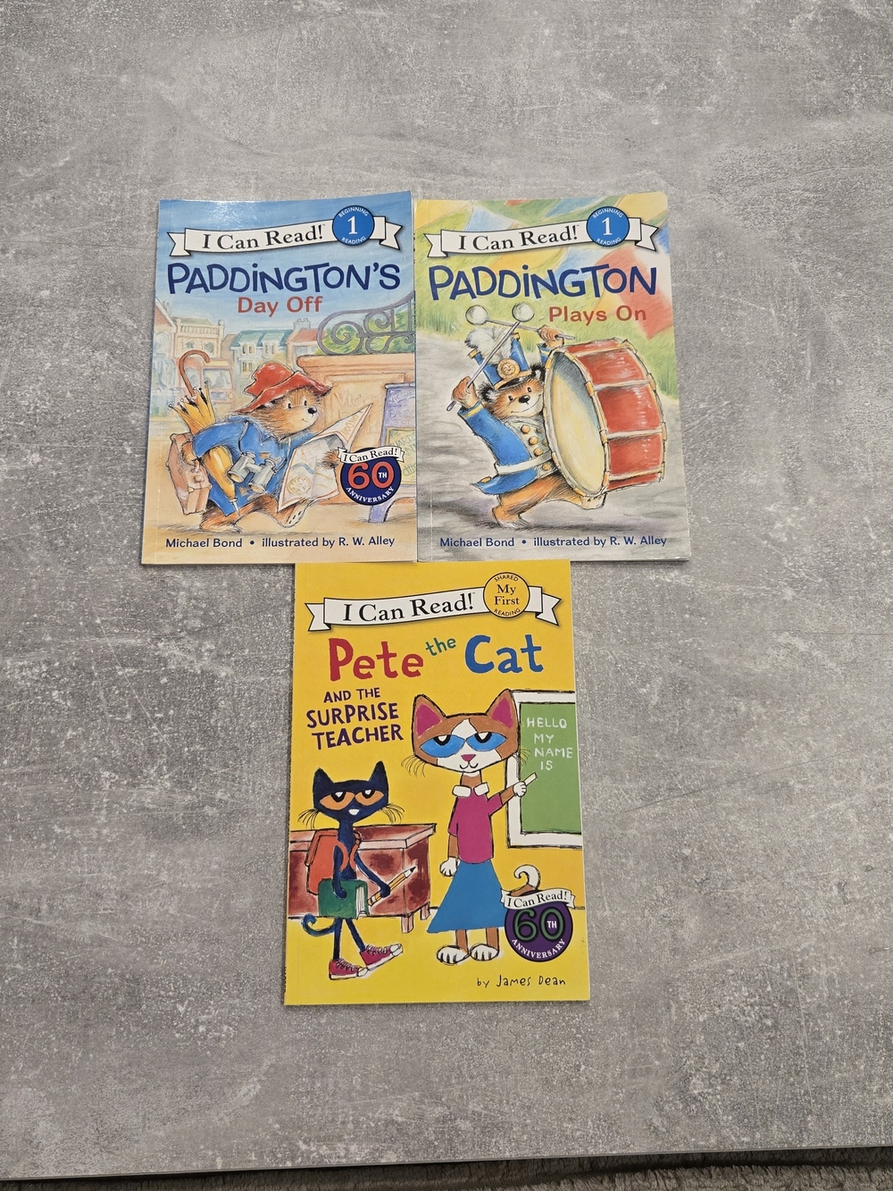 📚 NWOT Kid Favorites Bundle! Paddington Bear & Pete the Cat Set (3 Books)
